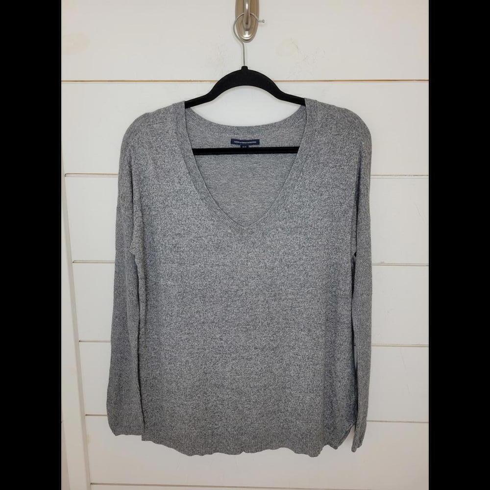 American Eagle Outfitters medium grey lightweight oversized sweater